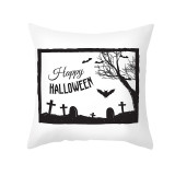 Halloween Holiday Pillowcase Boo Pumpkin Castle Cushion Pillow Cover