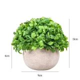 Artificial Small Coral Grass Potted Plant Combination Mini Pulp Basin Desktop Decoration