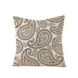 4PCS Home Cotton Decorative Printing Throw Pillow Case Cushion Covers For Sofa Couch Bed Chair
