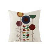 4PCS Home Cotton Plant Printin Decorative Throw Pillow Case Cushion Covers For Sofa Couch Bed Chair