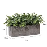 Artificial Eucalyptus Plant Combination Wooden Potted Landscape Decoration