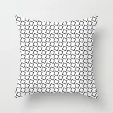 4PCS Home Cotton Decorative Black White Stripe Throw Pillow Case Cushion Covers For Sofa Couch Bed Chair