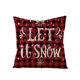 Home Decoration Christmas Letter Pillowcase Cushion Pillow Cover