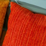 Hight Quality Solid Color Pillow Cover Single-side Stripes Chenille Cushion Cover Throw Pillows For Sofa