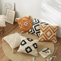 Soft Wool Luxury Boho Decorative Throw Pillow Case Cushion Covers