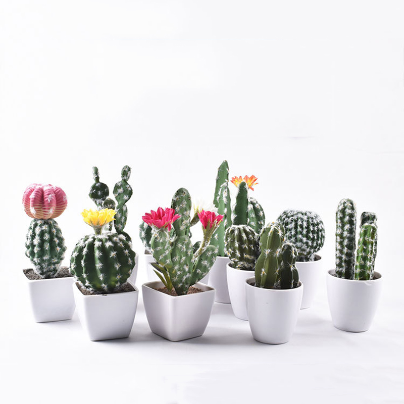 Artificial Mini Succulent Plant Cactus Bonsai Ornament