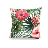 Fancy Flowers Tropical Plants Flamingo Throw Pillow Case Cushion Cover