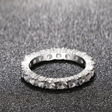 Fashion Jewelry Single Row Full Diamond Ring Gifts