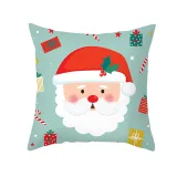 Home Decoration Christmas Santa Claus Pillowcase Cushion Pillow Cover
