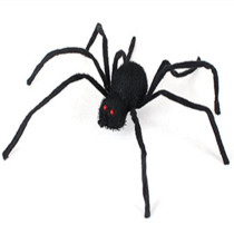 Tricky Toy Black Spider Halloween Plush Toy Simulation Spider