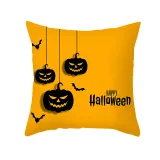 Halloween Holiday Cartoon Pumpkin Pillow Cushion Cover Pillowcase