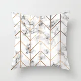 4PCS Home Cotton Decorative Geometry Letter Throw Pillow Case Cushion Covers