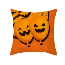Halloween Holiday Pumpkin Pillowcase Cushion Pillow Cover