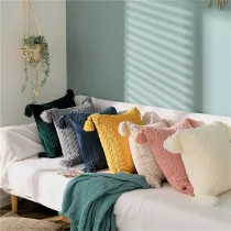 Chenille Knit Decorative Handmade Pillowcase Throw Pillow Case Cushion Covers