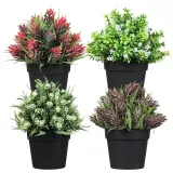 Artificial Plant Rose Bud Combination Potted Landscape Decoration