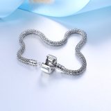 Women's DIY Adjustable 3mm Snake Bone Silver Basic Chain Charm Jewelry