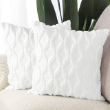 Diamond Lattice Style Soft Velvet Wool Decorative Throw Pillow Cushion Covers