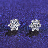 Classic Silver Zircon Diamond Pendant Chain Jewelry Earrings Necklaces Rings Jewelry Sets