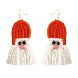 Santa Claus Tassel Stud Earrings