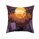 Halloween Holiday Trick or Treat Hat Pillowcase Cushion Pillow Cover