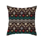 4PCS Home Cotton Decorative Bohemia Geometry Throw Pillow Case Cushion Covers For Sofa Couch Bed Chair