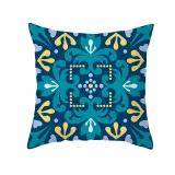 4PCS Home Cotton Decorative Geometry Pattern Printing Throw Pillow Case Cushion Covers For Sofa Couch Bed Chair