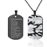 Inspirational Gift Birthday Gift To My Daughter Son Camouflage Keychain With Stainless Steel Key Chain Ring Keyrings From Mom Dad Never Forget That I Love You Forever