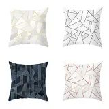 4PCS Home Cotton Decorative Throw Pillow Irregular Pattern Case Cushion Covers For Sofa Couch Bed Chair
