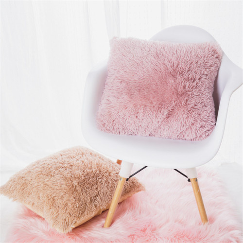 Plush Luxury Series Merino Faux Fur Throw Pillow Case Cushion Covers