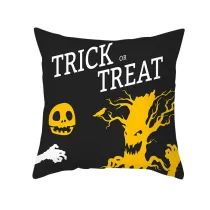 Halloween Holiday Cartoon Skull Cushion Cover Sofa Cushion Pillow Case