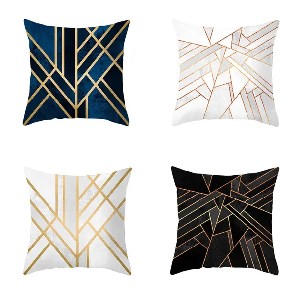 4PCS Home Cotton Decorative Throw Pillow Irregular Pattern Case Cushion Covers For Sofa Couch Bed Chair