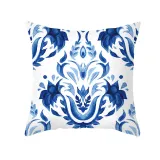 4PCS Chinese Style Geometry Decorative Throw Pillow Case Cushion Covers For Sofa Couch Bed Chair