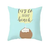 4PCS Home Cotton Decorative Fruits Printing Throw Pillow Case Cushion Covers For Sofa Couch Bed Chair