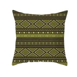 4PCS Home Stripe Pattern Cotton Decorative Throw Pillow Case Cushion Covers For Sofa Couch Bed Chair
