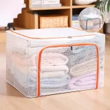 Transparency Storage Box Waterproof Dustproof for Bedroom Clothes Toys Storage