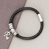 Knitting Bracelets Letter A-Z Custom Stainless steel Jewelry Gift