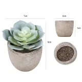 Artificial Lotus Flower Succulent Mini Pulp Potted Basin Balcony Decoration