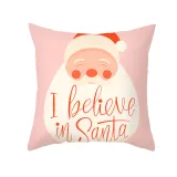Home Decoration Christmas Santa Claus Pillowcase Cushion Pillow Cover