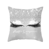4PCS Home Cotton Decorative Eyes Lips Throw Pillow Case Cushion Covers For Sofa Couch Bed Chair