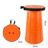 Portable Telescopic Folding Stools Collapsible Retractable Camping Fishing Hiking Stools