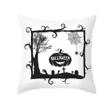 Halloween Holiday Pillowcase Boo Pumpkin Castle Cushion Pillow Cover