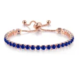 4mm Round Adjustable Crystal Birthstone Bracelet Gift For Mom Friends