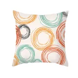 4PCS Home Cotton Decorative Flower Throw Pillow Case Cushion Covers For Sofa Couch Bed Chair