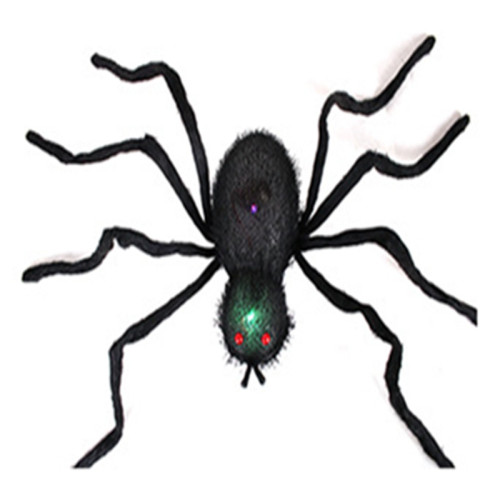 Tricky Toy Black Shell Spider Halloween Plush Toy Simulation Spider