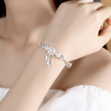 Silver Dream Catcher Feather Clavicle Jewelry Bracelet