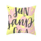 4PCS Home Cotton Decorative Fruits Printing Throw Pillow Case Cushion Covers For Sofa Couch Bed Chair