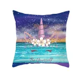 4PCS Rainbow Unicorn Home Cotton Decorative Throw Pillow Case Cushion Covers