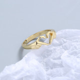 Fashion Jewelry Silver Hands Heart Ring for Women