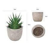Artificial Aloe Succulent Mini Pulp Potted Basin Balcony Decoration