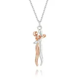 Give me a Hug Ring Necklace Love Style Hug Jewelry Set